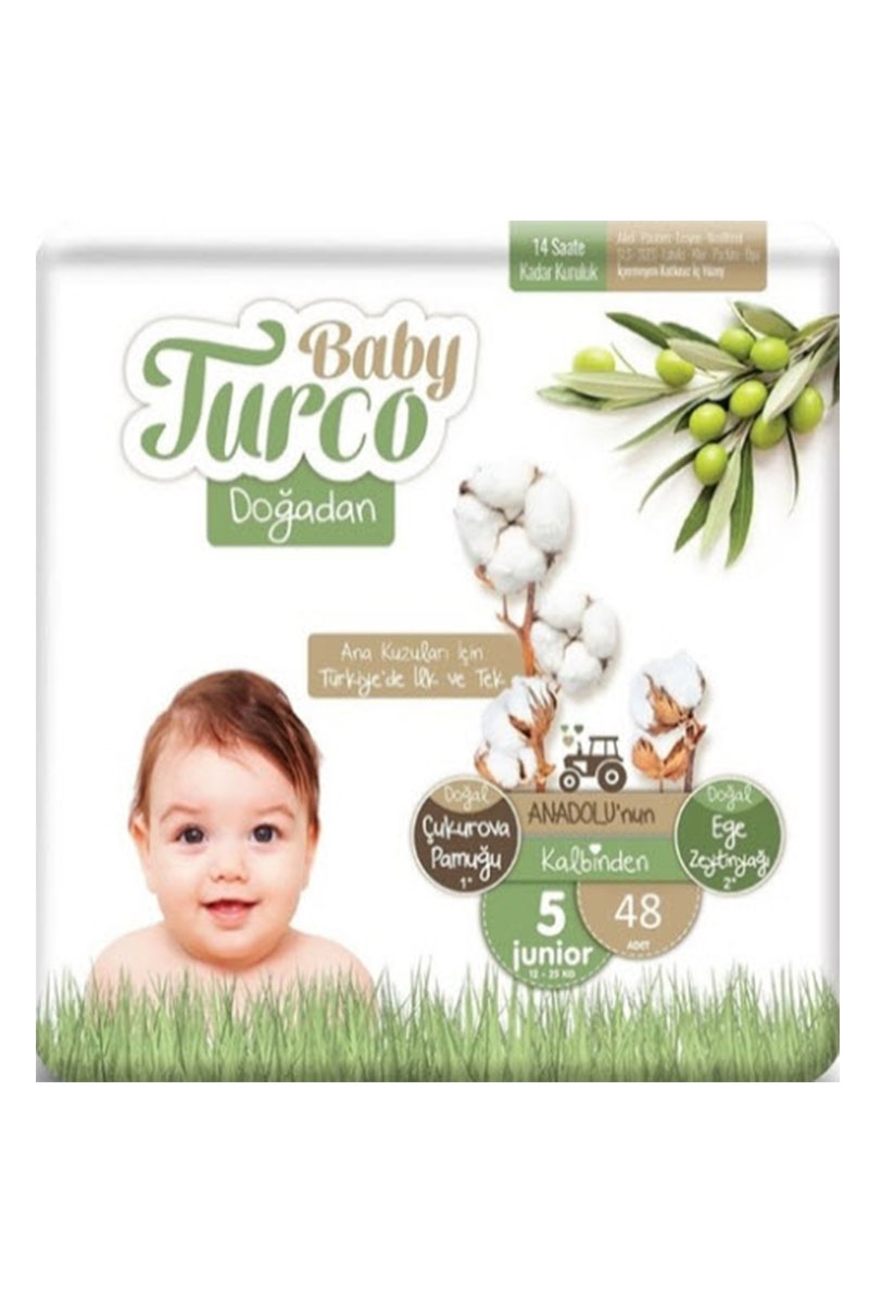 Baby Turco Doğadan 5 Numara Junıor 48 Adet 12-25 Kg