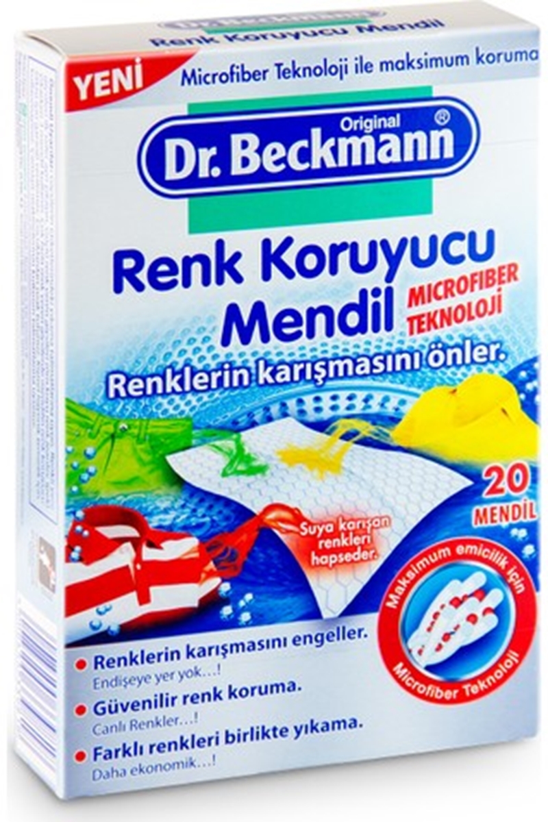 Dr.Beckmann Renk Koruyucu Mendil 20 Adet