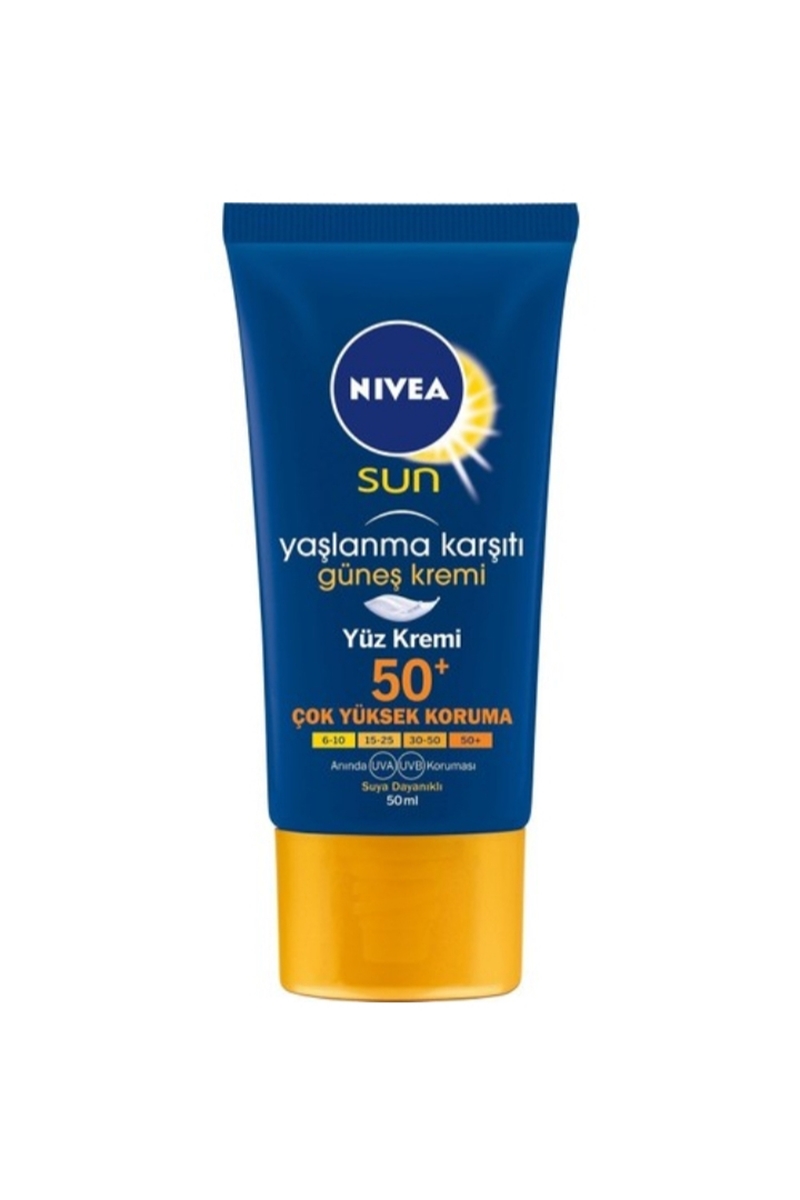 Nivea Sun Koruyucu Güneş Kremi Kırışıklık Karşıtı 50 Faktör 50 ml