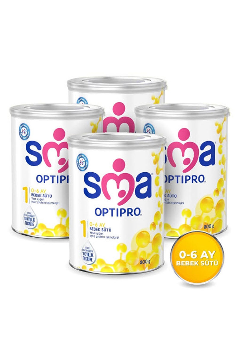SMA 1 Optipro Bebek Sütü 800 gr X 4 Adet